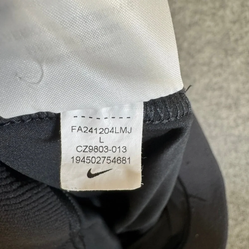 Nike Pro Womens Black Training Leggings Mid Rise Crop CZ9803-013 Size L